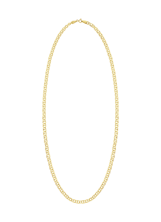 ohne Steine / mit Zirkonia - Kunstvolle Garibaldikette, in Farbe  Ansicht 2