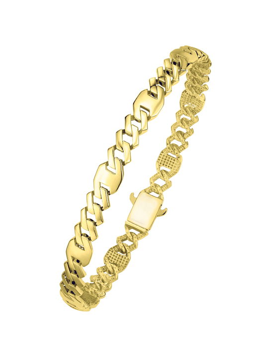 Halsketten & Armbänder - Modernes Fantasieketten Panzerketten-Armband Ansicht 2 Halsketten & Armbänder - Modernes Fantasieketten Panzerketten-Armband, in Farbe  Ansicht 2