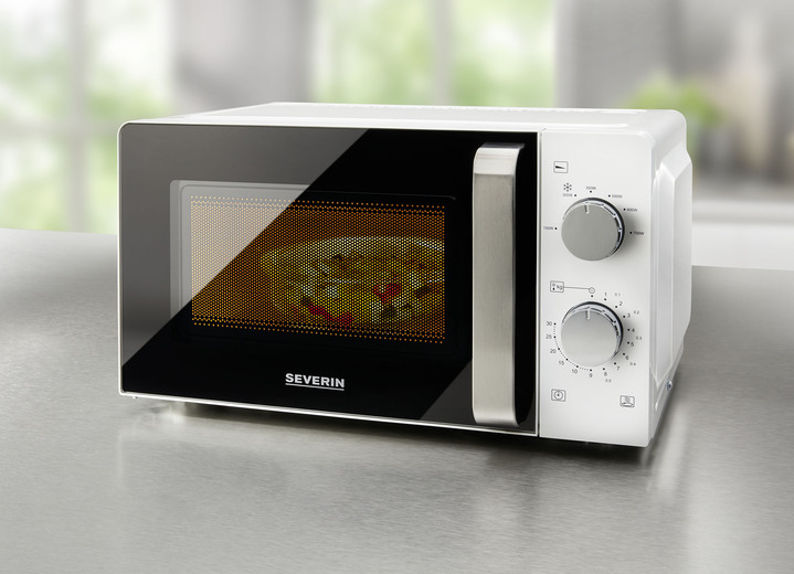 Küchengeräte - Severin MW7885 Mikrowelle Solo, in Farbe WEISS Ansicht 2