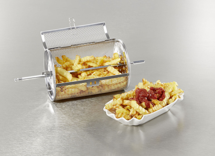 Kochen & Grillen - Carrera Heißluft-Ofen – ersetzt Backofen und Fritteuse, in Farbe SCHWARZ-SILBER Ansicht 3