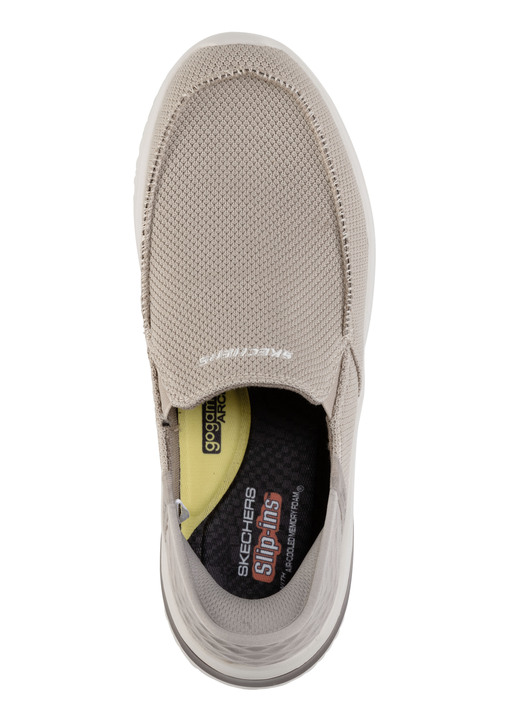 Mode - SKECHERS Slipper mit geformter Slip-Ins Fersenplatte, in Größe 040 bis 048, in Farbe TAUPE Ansicht 2