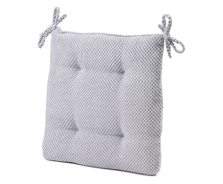 Kissenbezüge - Kissenbezug oder Stuhlkissen aus dem Hause Gözze, in Größe 905 (Kissenbezug, 40x40 cm) bis 915 (Stuhlkissen, 40x40x4 cm), in Farbe SILBER Ansicht 1