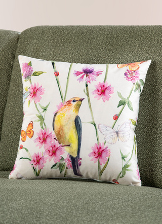 Dekoration -  Kissenbezug in Samtoptik, in Farbe BUNT