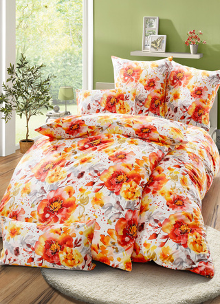 Bettwäsche-Garnitur in Microfaser-Qualität