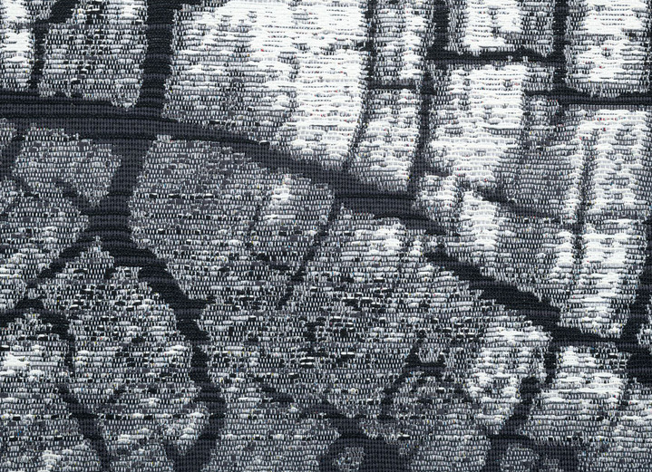 Modern - Teppich im naturnahen Baumstamm-Design, in Größe 300 (ø 60 cm) bis 314 (ø 300 cm), in Farbe GRAU Ansicht 3