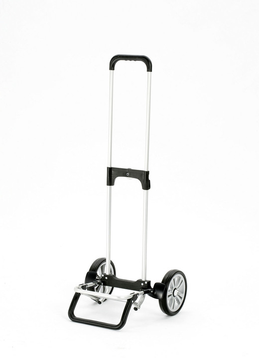 Einkaufstrolleys - Alu Star Shopper® Gese aus hochwertigem Aluminium, in Farbe ROT Ansicht 2