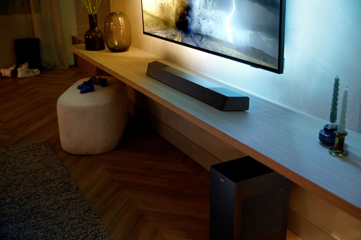 - Philips 3.1.2-Kanal-Soundbar mit kabellosem Subwoofer, in Farbe SCHWARZ Ansicht 1