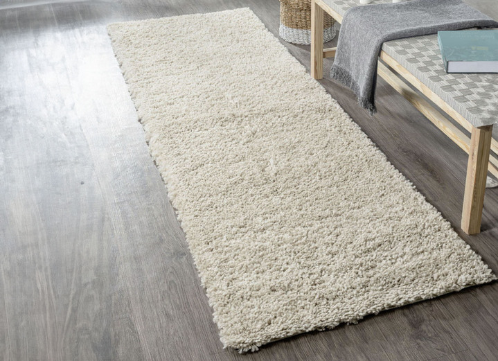 Modern - Traumhaft flauschige Brücken und Teppiche in Shaggy-Qualität, in Größe 111 (Brücke 60x90 cm) bis 304 (Teppich rund ø 150 cm), in Farbe GOLD Ansicht 38