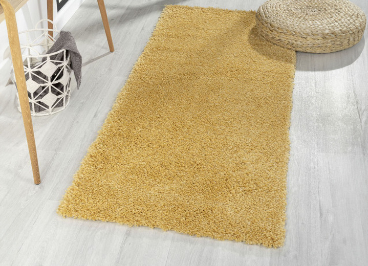 Modern - Traumhaft flauschige Brücken und Teppiche in Shaggy-Qualität, in Größe 111 (Brücke 60x90 cm) bis 304 (Teppich rund ø 150 cm), in Farbe GRAU Ansicht 37