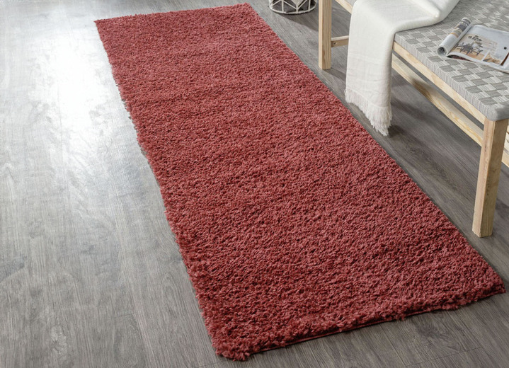Modern - Traumhaft flauschige Brücken und Teppiche in Shaggy-Qualität, in Größe 111 (Brücke 60x90 cm) bis 304 (Teppich rund ø 150 cm), in Farbe HELLBLAU Ansicht 33