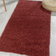 Modern - Traumhaft flauschige Brücken und Teppiche in Shaggy-Qualität – Farbe WEINROT – Ansicht 4 Modern - Traumhaft flauschige Brücken und Teppiche in Shaggy-Qualität, in Größe 111 (Brücke 60x90 cm) bis 304 (Teppich rund ø 150 cm), in Farbe GOLD – Farbe WEINROT – Ansicht 4