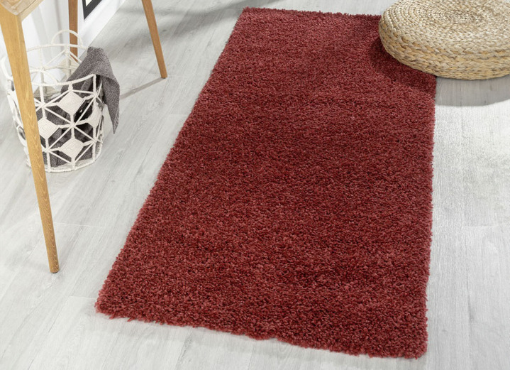 Modern - Traumhaft flauschige Brücken und Teppiche in Shaggy-Qualität, in Größe 111 (Brücke 60x90 cm) bis 304 (Teppich rund ø 150 cm), in Farbe HELLBLAU Ansicht 32