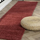 Modern - Traumhaft flauschige Brücken und Teppiche in Shaggy-Qualität – Farbe WEINROT – Ansicht 3 Modern - Traumhaft flauschige Brücken und Teppiche in Shaggy-Qualität, in Größe 111 (Brücke 60x90 cm) bis 304 (Teppich rund ø 150 cm), in Farbe GOLD – Farbe WEINROT – Ansicht 3