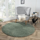 Modern - Traumhaft flauschige Brücken und Teppiche in Shaggy-Qualität – Farbe HELLGRÜN – Ansicht 1 Modern - Traumhaft flauschige Brücken und Teppiche in Shaggy-Qualität, in Größe 111 (Brücke 60x90 cm) bis 304 (Teppich rund ø 150 cm), in Farbe GOLD – Farbe HELLGRÜN – Ansicht 1