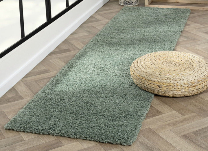 Modern - Traumhaft flauschige Brücken und Teppiche in Shaggy-Qualität, in Größe 111 (Brücke 60x90 cm) bis 304 (Teppich rund ø 150 cm), in Farbe GOLD Ansicht 31