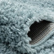 Modern - Traumhaft flauschige Brücken und Teppiche in Shaggy-Qualität, in Größe 111 (Brücke 60x90 cm) bis 304 (Teppich rund ø 150 cm), in Farbe HELLBLAU – Farbe HELLBLAU – Ansicht 4