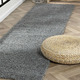 Modern - Traumhaft flauschige Brücken und Teppiche in Shaggy-Qualität – Farbe GRAU – Ansicht 3 Modern - Traumhaft flauschige Brücken und Teppiche in Shaggy-Qualität, in Größe 111 (Brücke 60x90 cm) bis 304 (Teppich rund ø 150 cm), in Farbe GOLD – Farbe GRAU – Ansicht 3
