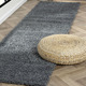 Modern - Traumhaft flauschige Brücken und Teppiche in Shaggy-Qualität – Farbe DUNKELGRAU – Ansicht 5 Modern - Traumhaft flauschige Brücken und Teppiche in Shaggy-Qualität, in Größe 111 (Brücke 60x90 cm) bis 304 (Teppich rund ø 150 cm), in Farbe GOLD – Farbe DUNKELGRAU – Ansicht 5