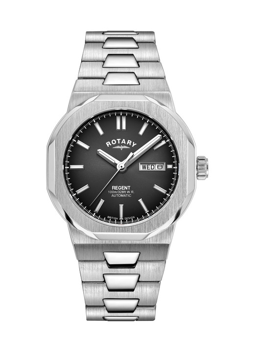 - Automatik-Herrenuhr mit H-Gliederarmband , in Farbe  Ansicht 3