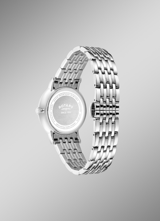 Quartzuhren - Rotary Quartz-Herrenuhr aus Edelstahl, in Farbe  Ansicht 2