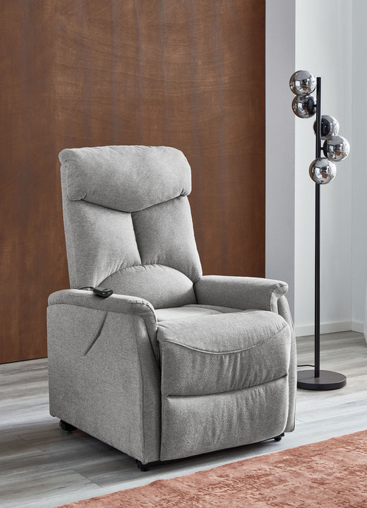 TV- & Relaxsessel - TV-Sessel mit Motor und Aufstehhilfe, in Farbe GRAU Ansicht 1