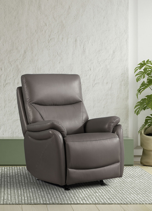 TV- & Relaxsessel - TV-Sessel mit XXL-Sitzkomfort und Aufstehhilfe, in Farbe BRAUN Ansicht 1