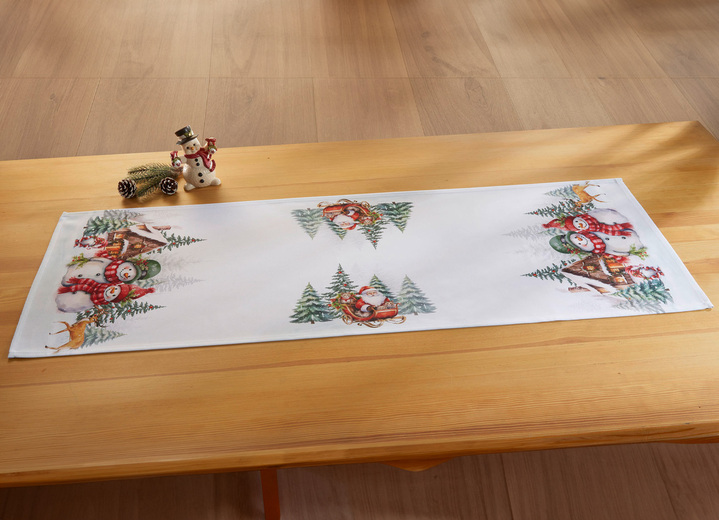 Heimtextilien - Tisch- und Raumdekoration, in Größe 101 (Deckchen, 35/ 50 cm) bis 404 (Kissenbezug, 40/ 40 cm), in Farbe BUNT Ansicht 3