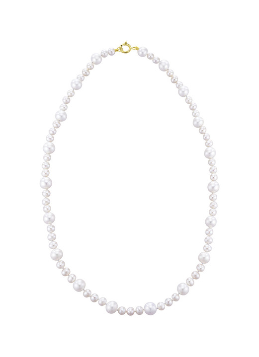 mit Perlen - Süßwasser-Zuchtperlenkette, in Farbe  Ansicht 2