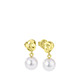 mit Perlen - Ohrstecker mit Akoya-Perle, in Farbe  – Ansicht 2