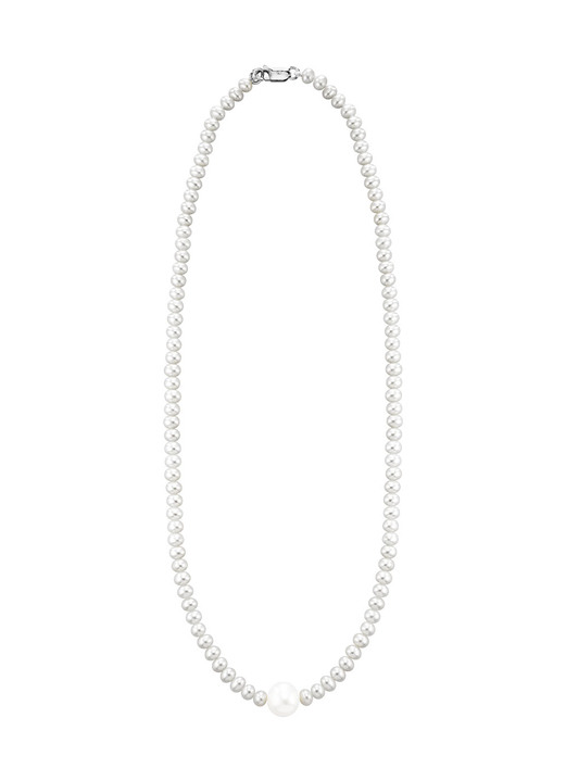 Halsketten & Armbänder - Schicke Halskette mit Süßwasser-Zuchtperlen, in Farbe  Ansicht 2