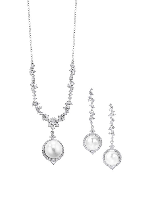 Halsketten & Armbänder - Schmuck-Set mit Süßwasser-Zuchtperlen, 2-teilig, in Farbe  Ansicht 4