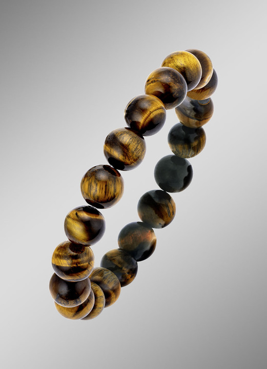 Damen-Modeschmuck - Armband mit Tigerauge, in Farbe  Ansicht 1