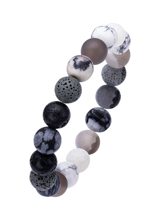 mit Edelsteinen - Tolle Unikate: Modisches Energiearmband, in Farbe  Ansicht 2