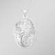 Anhänger - Elegantes Medaillon aus Silber 925/- fein – Ansicht 1 Anhänger - Elegantes Medaillon aus Silber 925/- fein, in Farbe  – Ansicht 1