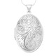 Anhänger - Elegantes Medaillon aus Silber 925/- fein – Ansicht 2 Anhänger - Elegantes Medaillon aus Silber 925/- fein, in Farbe  – Ansicht 2