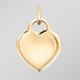ohne Steine / mit Zirkonia - Ein tolles Geschenk: Herz-Anhänger aus Gold 585/- fein – Ansicht 4 ohne Steine / mit Zirkonia - Ein tolles Geschenk: Herz-Anhänger aus Gold 585/- fein, in Farbe  – Ansicht 4