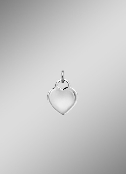 ohne Steine / mit Zirkonia - Ein tolles Geschenk: Herz-Anhänger aus Gold 585/- fein Ansicht 3 ohne Steine / mit Zirkonia - Ein tolles Geschenk: Herz-Anhänger aus Gold 585/- fein, in Farbe  Ansicht 3