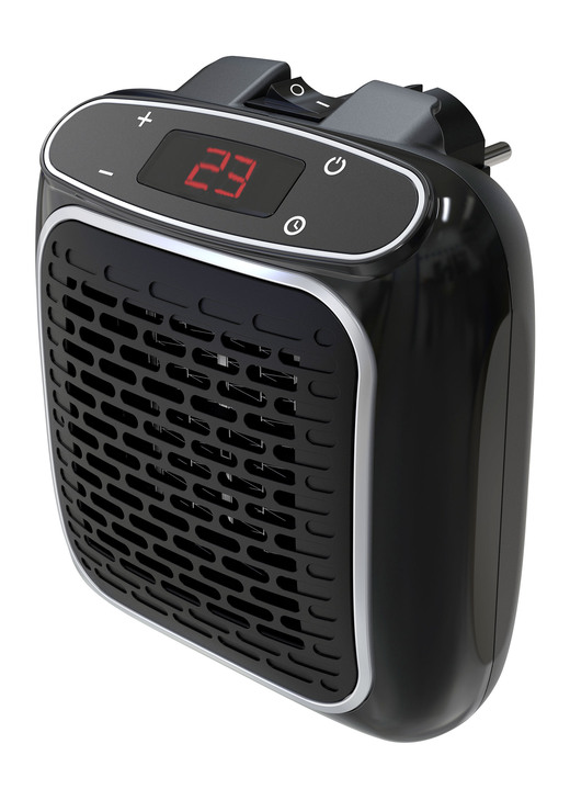 Heizgeräte - Mini-Heizung mit Thermo-Keramik-Heiztechnologie, in Farbe SCHWARZ Ansicht 2