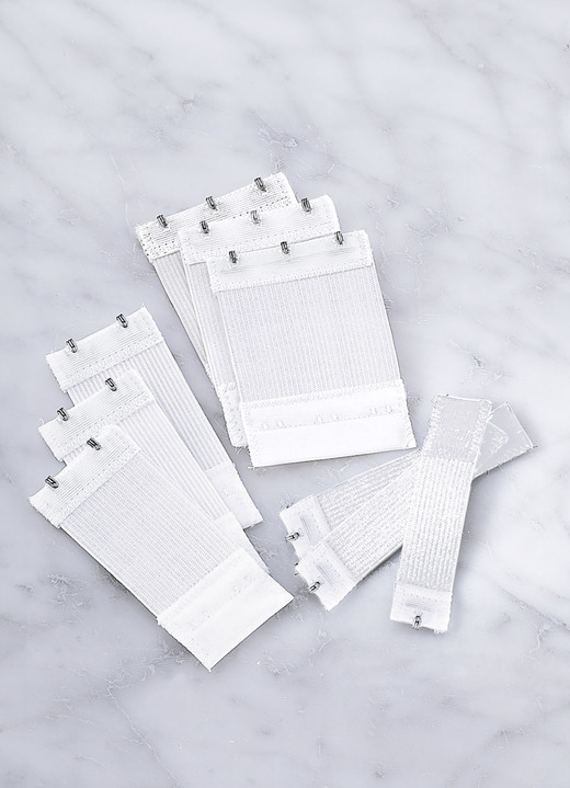 Bügel-BH - BH-Verlängerungs-Set, 9-teilig, in Farbe WEISS Ansicht 1