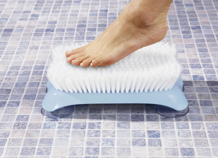 Hilfsmittel - Wandbürste mit 4 starken Saugnäpfen Ansicht 2 Hilfsmittel - Wandbürste mit 4 starken Saugnäpfen, in Farbe BLAU Ansicht 2