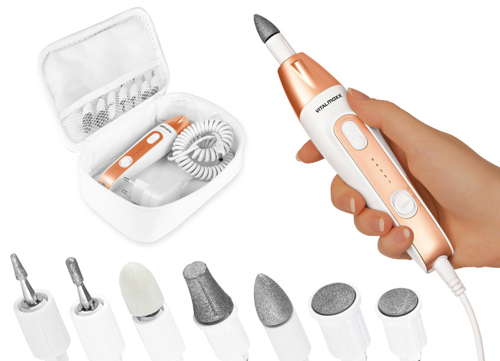 Maniküre & Pediküre - VITALmaxx Mani/&Pediküre-Set 7in1, in Farbe WEISS-ROSÉGOLD Ansicht 1