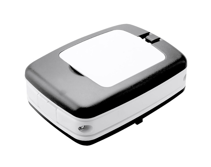 Lesehilfen - Lupe mit LED-Licht, in Farbe WEISS-SCHWARZ Ansicht 2