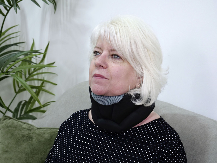 Bandagen - Nackenstütze Ansicht 2 Bandagen - Nackenstütze, in Farbe ANTHRAZIT Ansicht 2