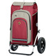 Einkaufstrolleys - Leichter und leiser Einkaufsroller Royal Shopper – Farbe ROT – Ansicht 1 Einkaufstrolleys - Leichter und leiser Einkaufsroller Royal Shopper, in Farbe GRAU – Farbe ROT – Ansicht 1