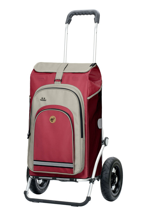 Einkaufstrolleys - Leichter und leiser Einkaufsroller Royal Shopper, in Farbe ROT Ansicht 1