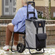 Einkaufstrolleys - Andersen Einkaufsroller mit Sitzmöglichkeit, in Farbe GRAU – Farbe GRAU – Ansicht 3