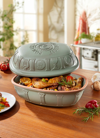 - Römertopf für die gesundheitsbewusste Küche, in Farbe GRÜN