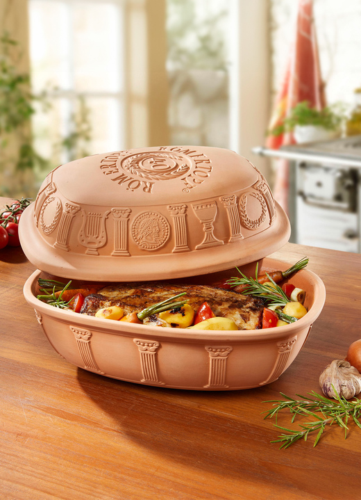 - Römertopf für die gesundheitsbewusste Küche, in Farbe TERRACOTTA Ansicht 1