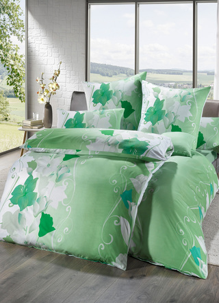 Bettwäschegarnituren - Peach Touch Bettwäsche-Garnitur, in Größe 111 (40/80 cm + 135/200 cm) bis 912 (10-tlg. Set: 2x 40/40 cm + 2x 40/80 cm + 2x 80/80 cm + 2x 135/200 cm +2x Spannbetttuch 100/200 cm), in Farbe TERRA