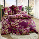 Bettwäschegarnituren - Beidseitig bedruckte Bettwäsche-Garnitur, in Größe 111 (40/80 cm + 135/200 cm) bis 115 (80/80 cm + 155/220 cm), in Farbe BROMBEERE – Farbe BROMBEERE – Ansicht 2